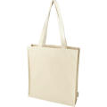 Bolsa Tote algodón reciclado 100% GRS con refuerzos de 270 g/m² Florida 14L