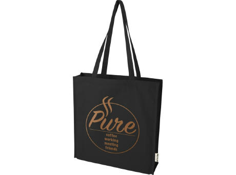 Bolsa Tote algodón reciclado 100% GRS con refuerzos de 270 g/m² Florida 14L