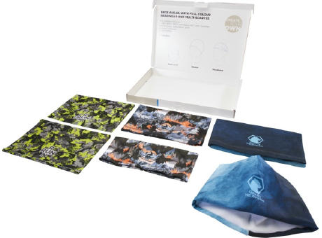 Kit de muestras de gorros en sublimación