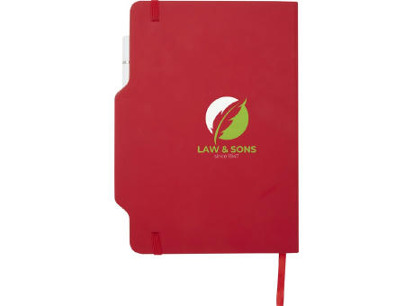 Libreta de tapa dura A5 con combinación de bolígrafo y lápiz Nexus (tinta negra)