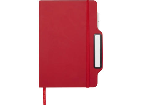 Libreta de tapa dura A5 con combinación de bolígrafo y lápiz Nexus (tinta negra)