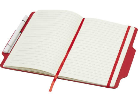 Libreta de tapa dura A5 con combinación de bolígrafo y lápiz Nexus (tinta negra)