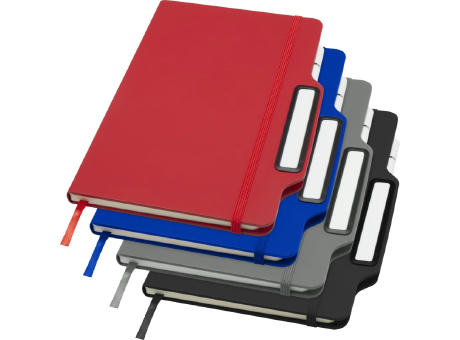 Libreta de tapa dura A5 con combinación de bolígrafo y lápiz Nexus (tinta negra)