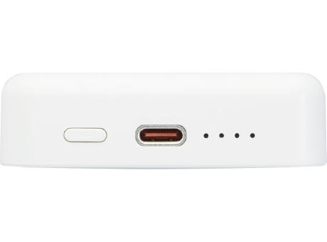Batería externa inalámbrica magnética de 10 000 mAh y 15 W con PD de 20 W fabricada con plástico reciclado Acrab
