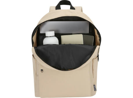 Mochila para portátil urbana de 14" y 16 L de material reciclado con certificado GRS Byron