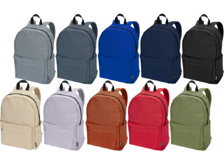 Mochila para portátil urbana de 14" y 16 L de material reciclado con certificado GRS Byron