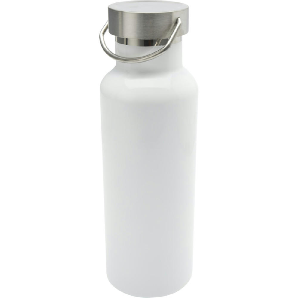 Botella de agua de 500 ml de acero inoxidable reciclado con aislamiento para sublimación con certificado RCS Thor