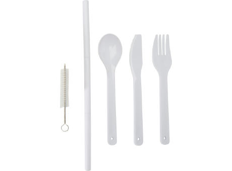 Set de cubiertos con tapa de bambú Runa