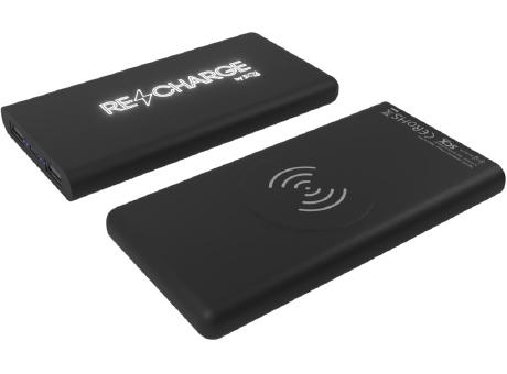 Batería externa inalámbrica de caucho luminosa de 10 000 mAh SCX.design P40