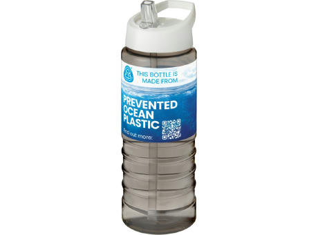 Bidón deportivo con tapa con boquilla de 750 ml H2O Active® Eco Treble 