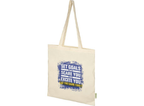 Bolsa Tote de 7 L algodón orgánico OCS de 140 g/m² Odisha 