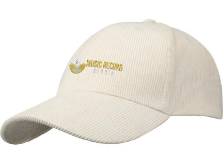 Gorra de 6 paneles de pana reciclada de 280 g/m² Hutton