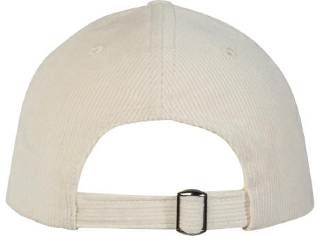 Gorra de 6 paneles de pana reciclada de 280 g/m² Hutton