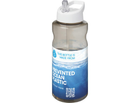 Bidón deportivo con tapa con boquilla de 1 litro H2O Active® Eco Big Base