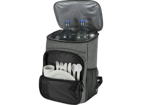 Mochila picnic nevera de 20 L con material reciclado GRS incluyendo set de cubiertos Tundra