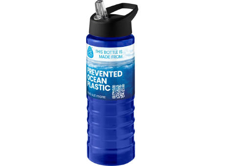 Bidón deportivo con tapa con boquilla de 750 ml H2O Active® Eco Treble 