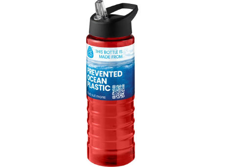 Bidón deportivo con tapa con boquilla de 750 ml H2O Active® Eco Treble 
