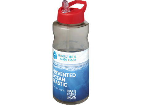 Bidón deportivo con tapa con boquilla de 1 litro H2O Active® Eco Big Base