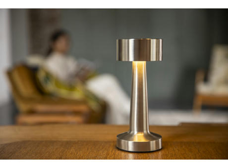 Lámpara de mesa recargable regulable con 3 modos de luz Aludra