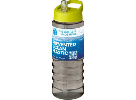 Bidón deportivo con tapa con boquilla de 750 ml H2O Active® Eco Treble 