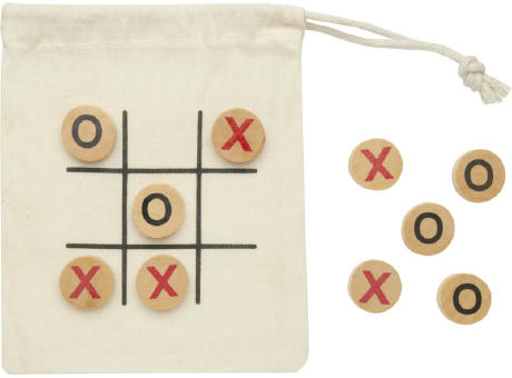 Juego 3 en raya de madera Whorl