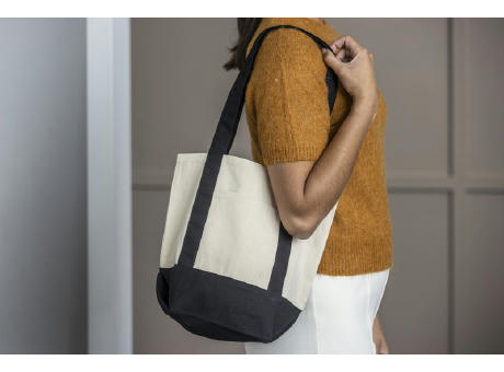 Bolsa Tote mini de algodón reciclado GRS de 320 g/m² Sam