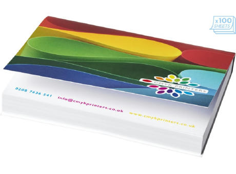 Notas adhesivas de 100x75mm con tapa blanda Sticky-Mate®