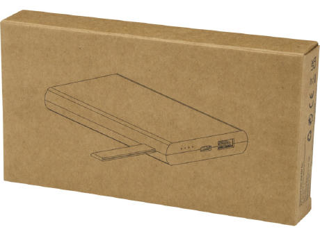 Batería externa de 5000 mAh de bambú Tulda