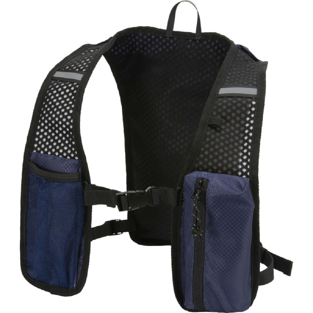 Chaleco de running de material reciclado con certificado GRS y mochila de hidratación de 5 L Varyon