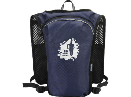 Chaleco de running de material reciclado con certificado GRS y mochila de hidratación de 5 L Varyon