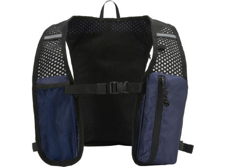 Chaleco de running de material reciclado con certificado GRS y mochila de hidratación de 5 L Varyon