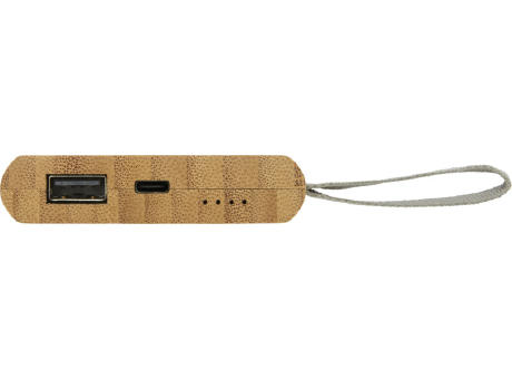 Batería externa de 5000 mAh de bambú Tulda