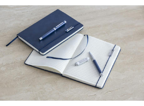 Set de libreta de tapa dura A5 y rollerball Legato Elegance