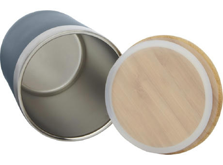 Vaso de 330 ml de acero inoxidable con aislamiento al vacío de cobre y tapa de bambú Lagan