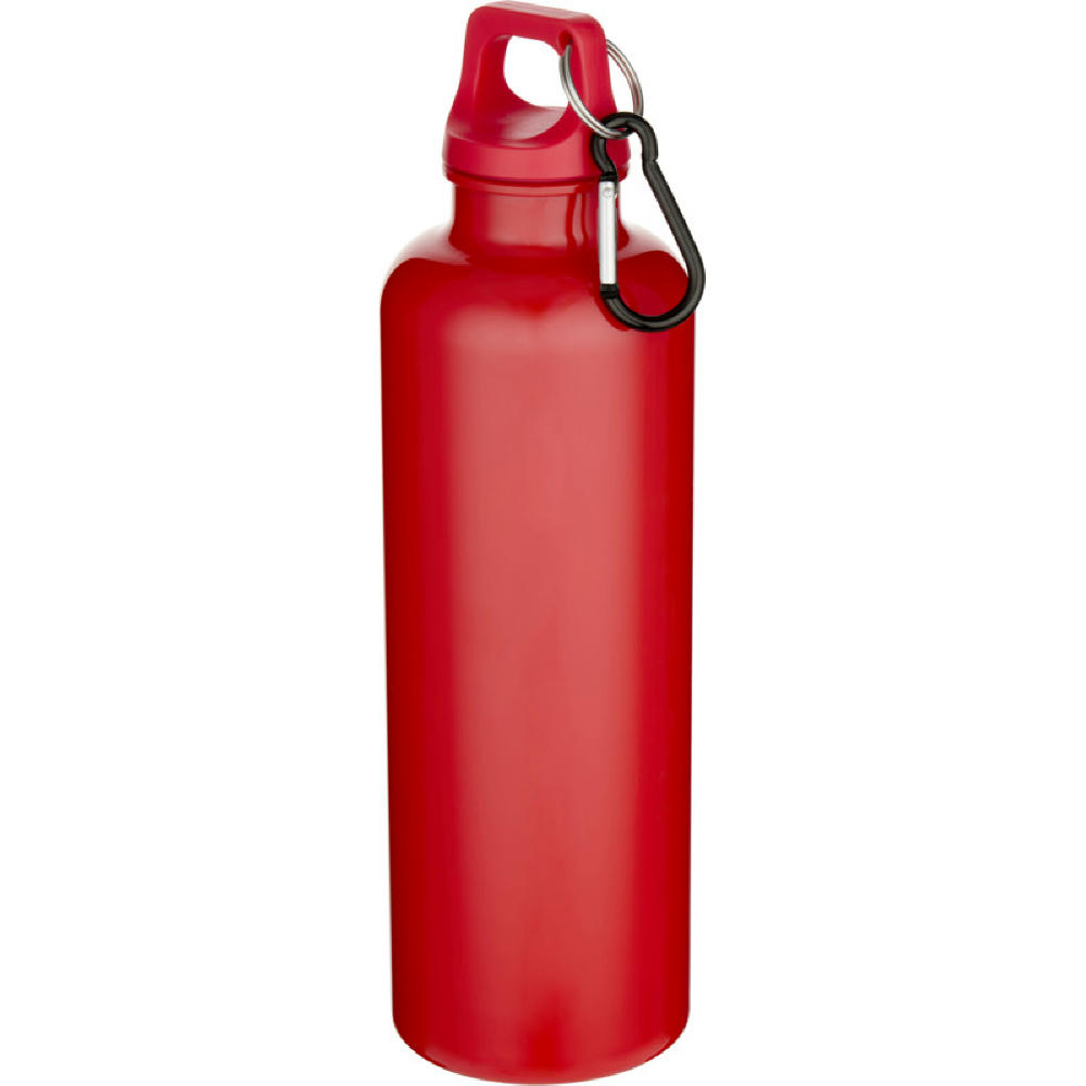 Botella de 750 ml con mosquetón en color liso de plástico reciclado con certificado RCS Oregon  