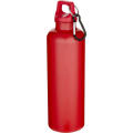 Botella de 750 ml con mosquetón en color liso de plástico reciclado con certificado RCS Oregon  