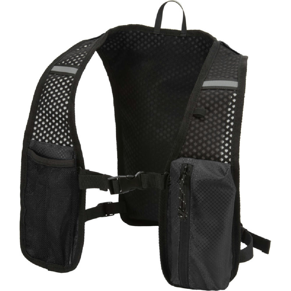 Chaleco de running de material reciclado con certificado GRS y mochila de hidratación de 5 L Varyon