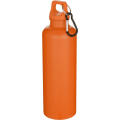 Botella de 750 ml con mosquetón en color liso de plástico reciclado con certificado RCS Oregon  