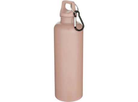 Botella de 750 ml con mosquetón en color liso de plástico reciclado con certificado RCS Oregon  