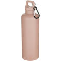 Botella de 750 ml con mosquetón en color liso de plástico reciclado con certificado RCS Oregon  
