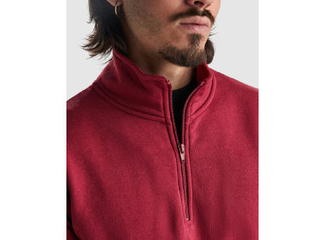 Sudadera con media cremallera de 280 g/m² Aneto