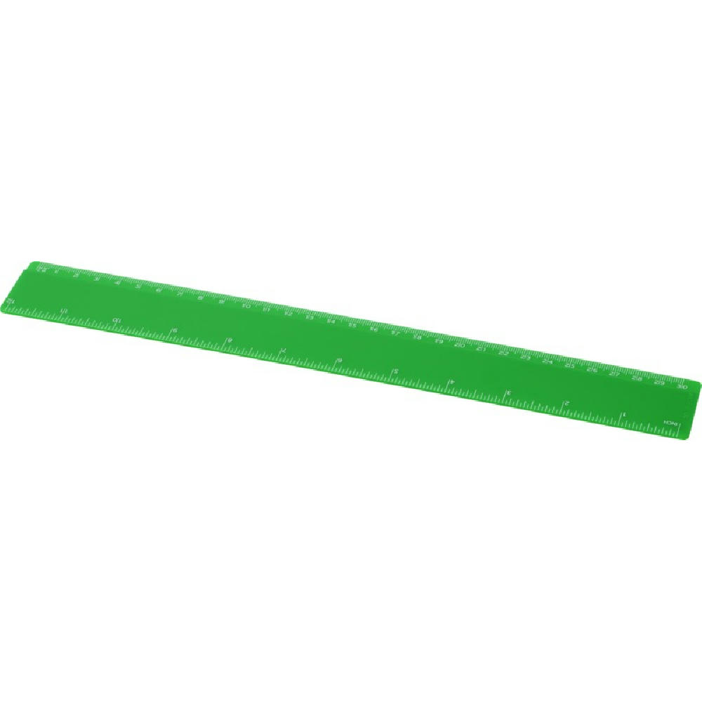 Regla de plástico reciclado de 30 cm Refari