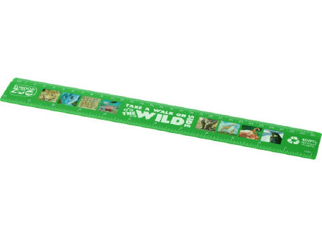 Regla de plástico reciclado de 30 cm Refari