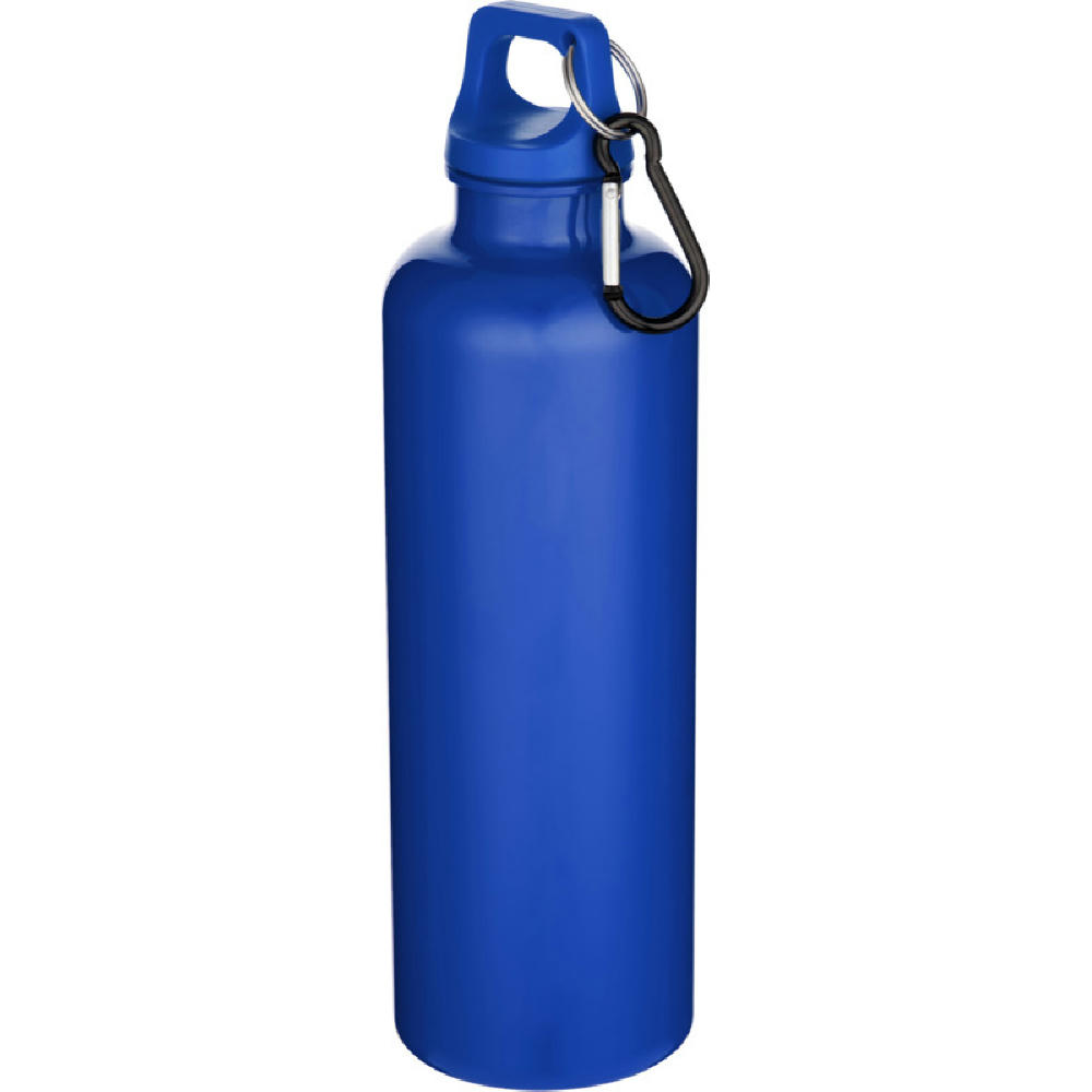 Botella de 750 ml con mosquetón en color liso de plástico reciclado con certificado RCS Oregon  
