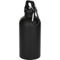 Botella de 400 ml de acero inoxidable mate con certificado RCS de una sola pared con mosquetón Oregon