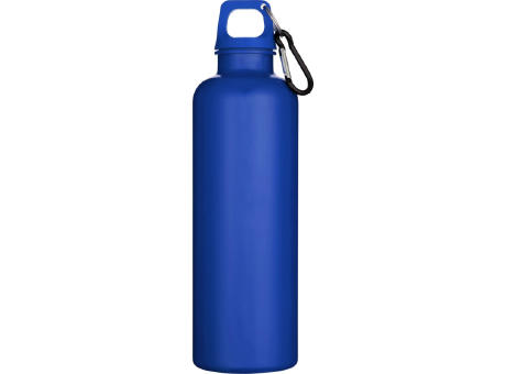 Botella de 750 ml con mosquetón en color liso de plástico reciclado con certificado RCS Oregon  