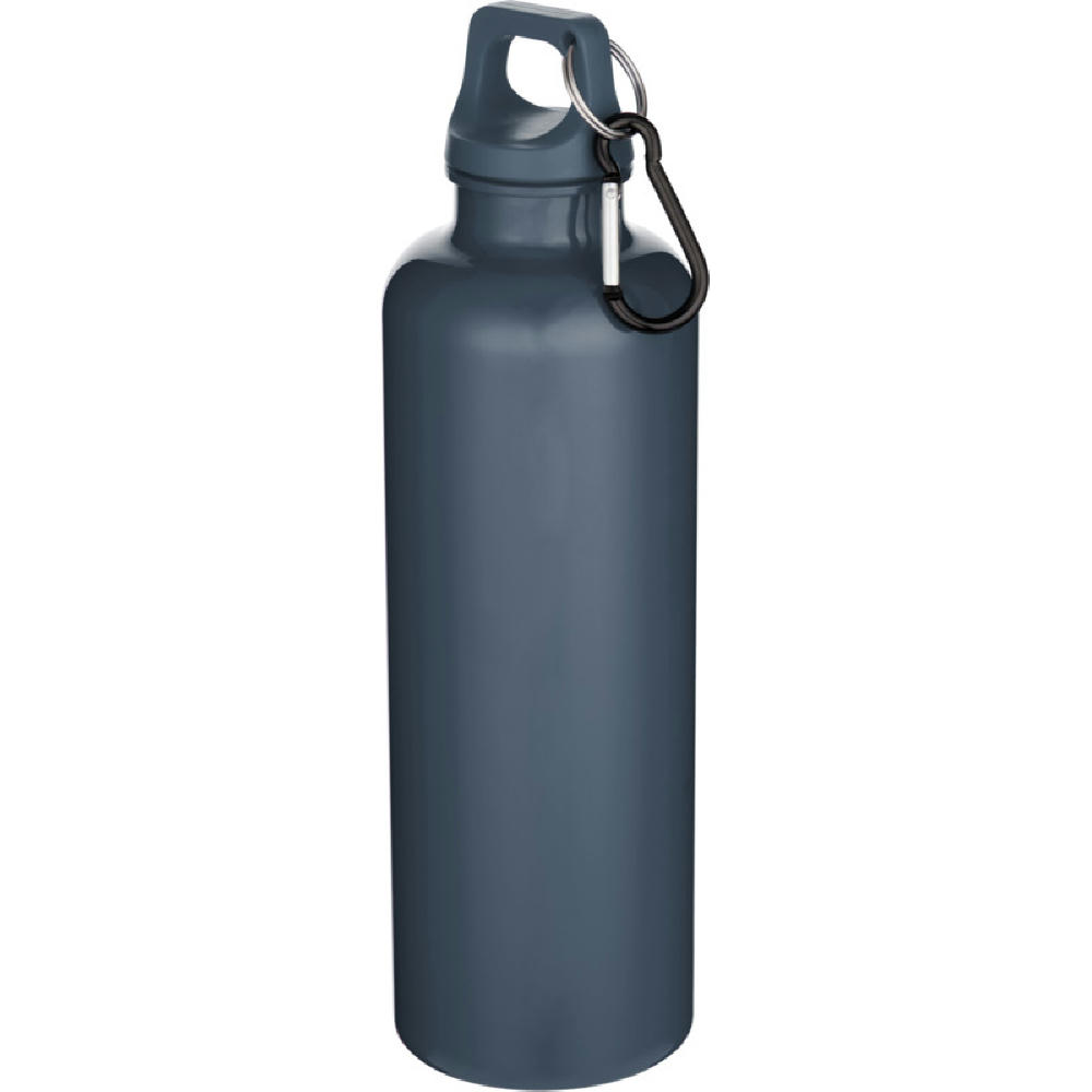 Botella de 750 ml con mosquetón en color liso de plástico reciclado con certificado RCS Oregon  