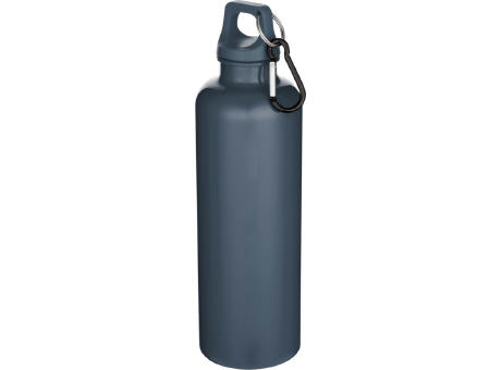 Botella de 750 ml con mosquetón en color liso de plástico reciclado con certificado RCS Oregon  