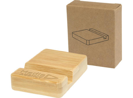 Soporte para teléfono de bambú Ebla