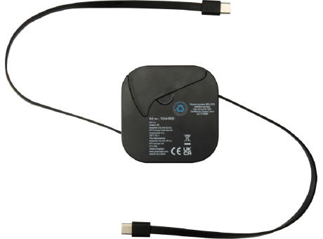 Cable retráctil reciclado 5 en 1 para sincronización de datos y carga rápida de 100 W con kit de herramientas para smartphone